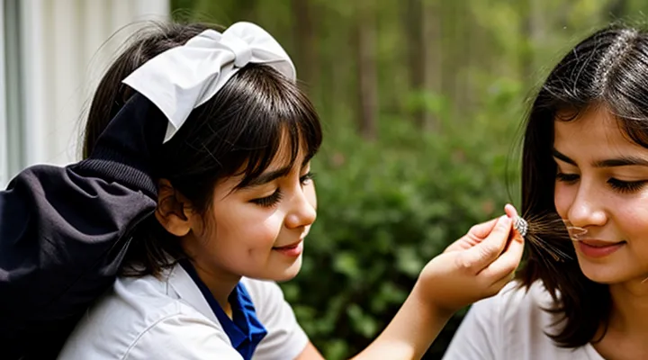 How can you differentiate lice from fleas on a person?