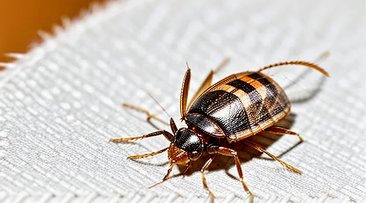 How can you distinguish a bedbug from a cockroach?