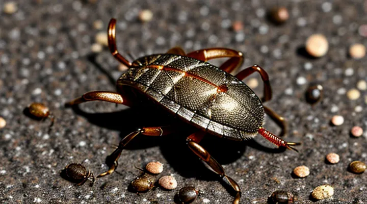 How can you distinguish a dead tick from a live one?