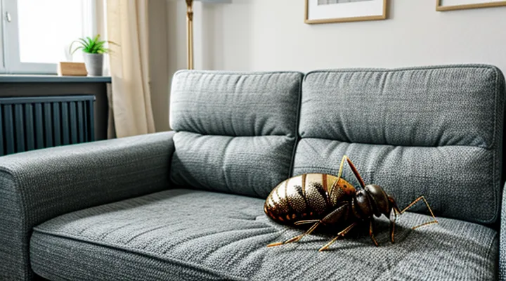 How can you easily remove bedbugs from a sofa at home?