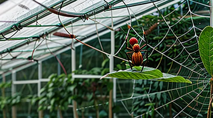 How can you eliminate spider mites in a greenhouse?