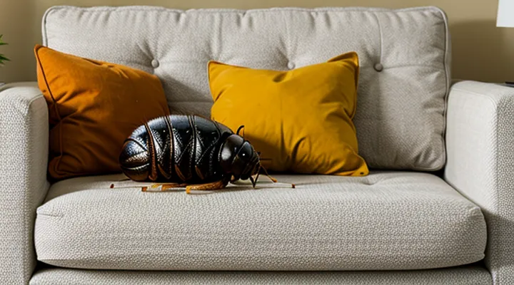 How can you eradicate bedbugs from a sofa at home?
