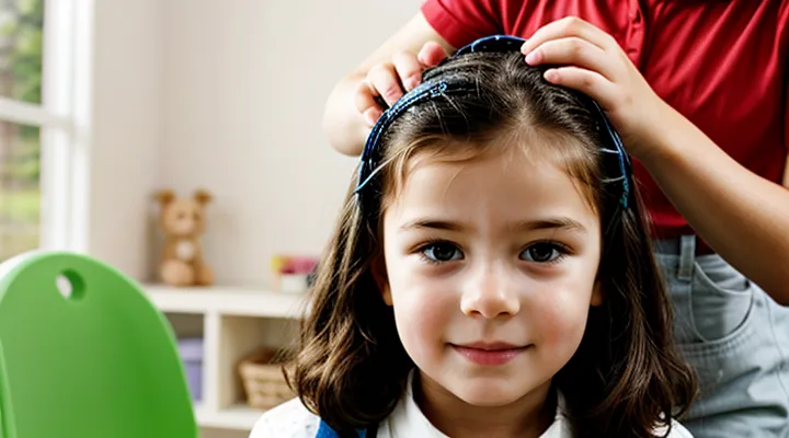 How can you get rid of lice in children?