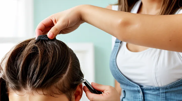 How can you get rid of lice in the head?