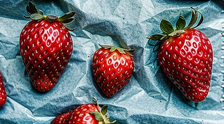 How can you identify a tick on strawberries and treat it?