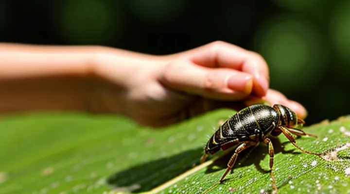 How can you know if a tick has bitten a human?