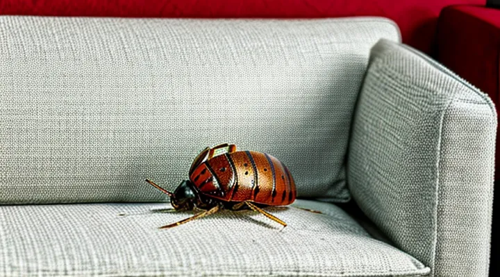 How can you locate a bedbug in a couch?