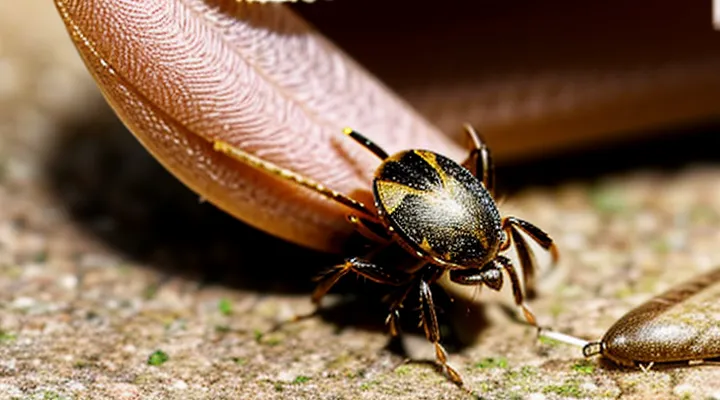 How can you properly pull out a tick?