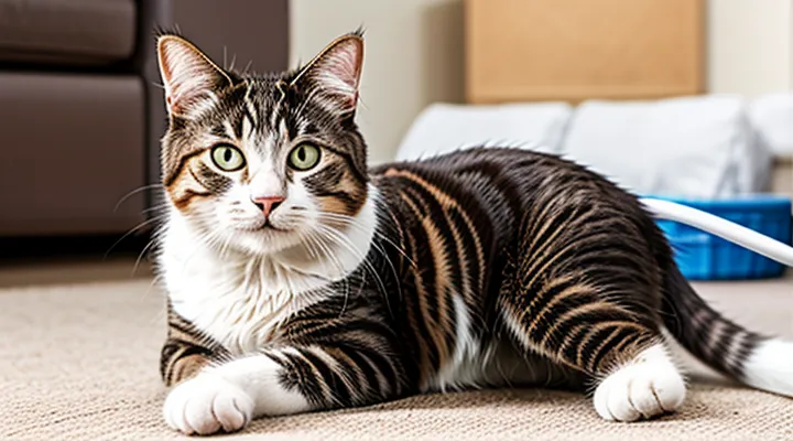 How can you quickly and effectively eliminate fleas from a cat at home?
