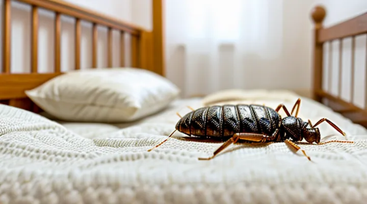 How can you recognize the presence of bedbugs in a bed?