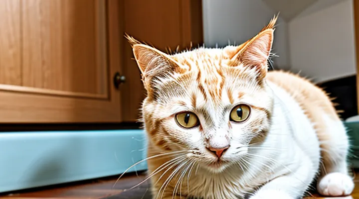 How can you remove fleas from a cat at home?