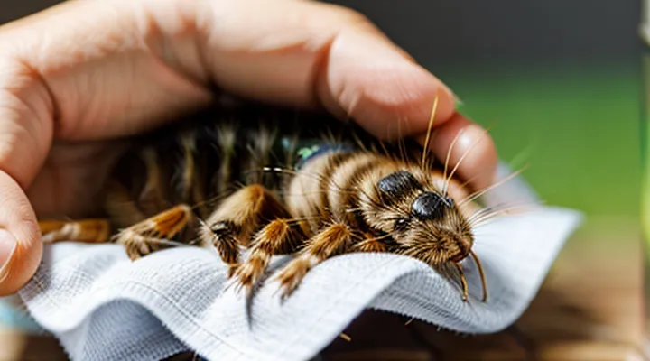 How can you remove fleas from a human body?