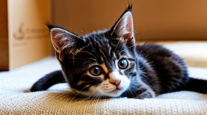 How can you remove fleas from a kitten at home?