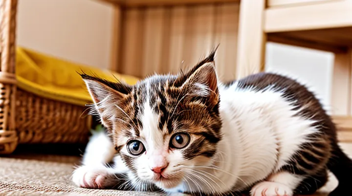 How can you tell if a kitten has fleas?