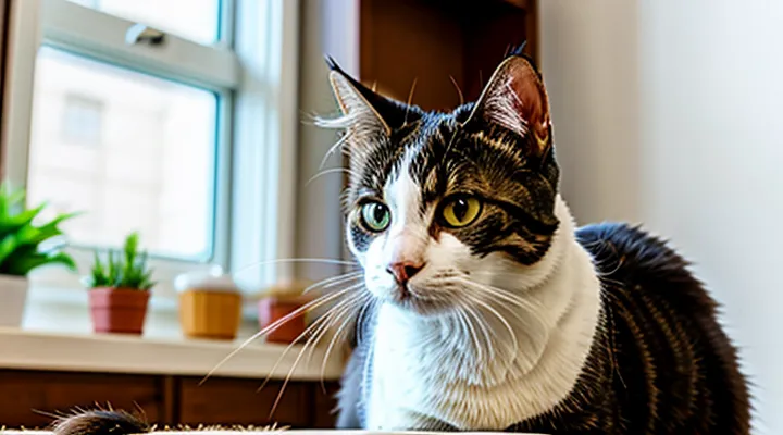 How do fleas appear on a domestic cat?