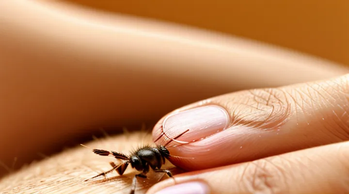 How do fleas bite a person on the skin?