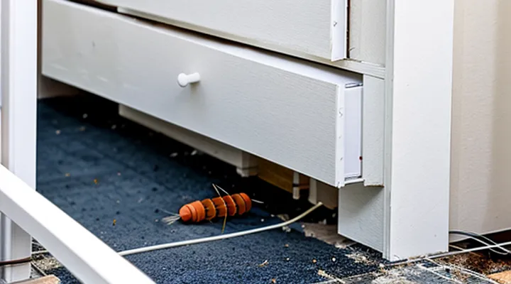 How do fleas develop in a residential building?