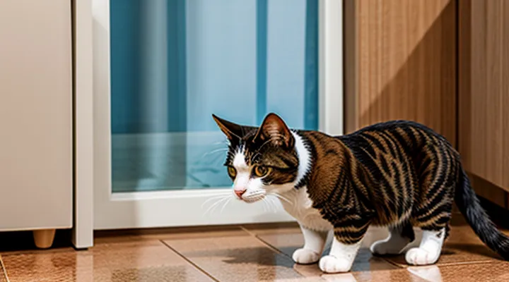 How do fleas get onto a domestic cat in an apartment?