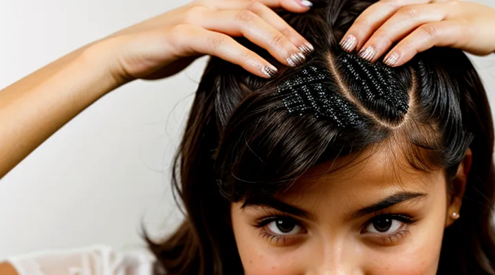 How do lice bites look on the head?