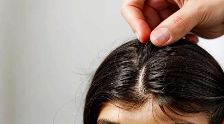 How do lice reproduce on the head?