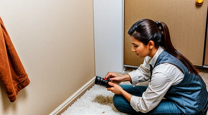 How do you inspect an apartment for bedbugs?