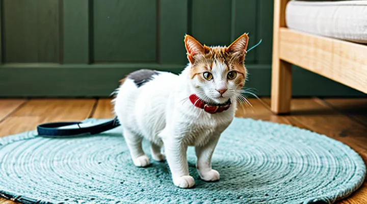 How do you use a flea collar for cats?