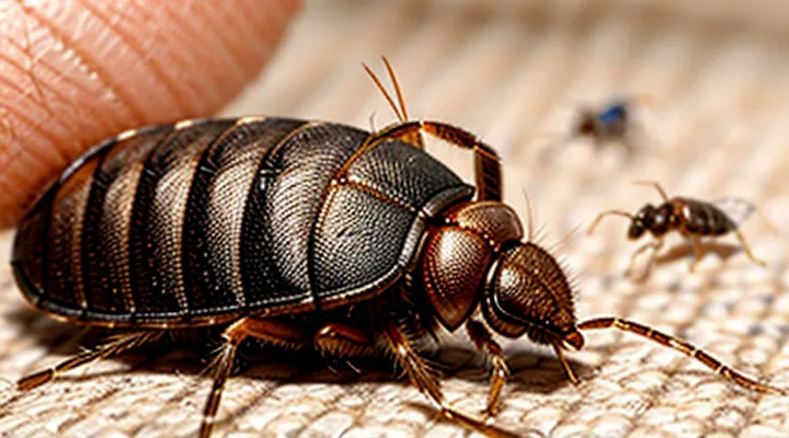 How does a bedbug bite differ from a flea bite?