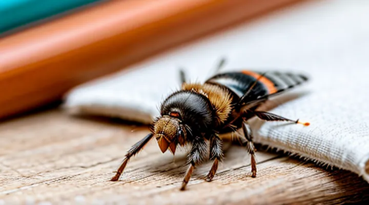 How does a flea bite on a child look and how can it be recognized?