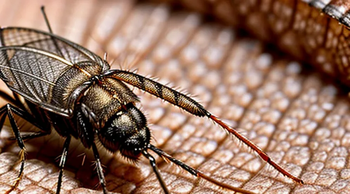 How does a mosquito bite differ from a bedbug bite?