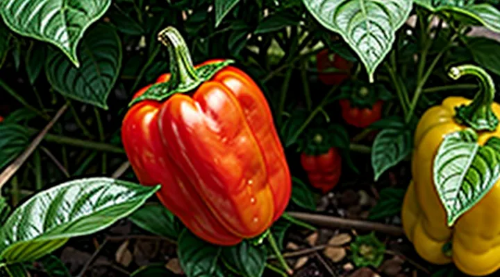 How does a spider mite appear on peppers?