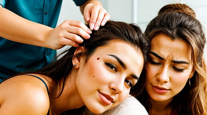 How does a subcutaneous tick appear on a human face?