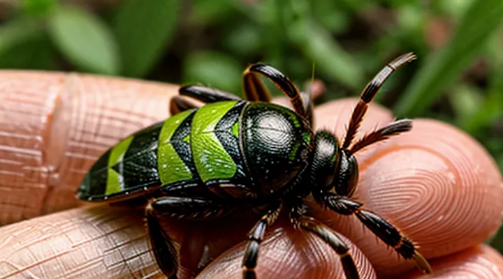 How does a tick bite look in Lyme disease?