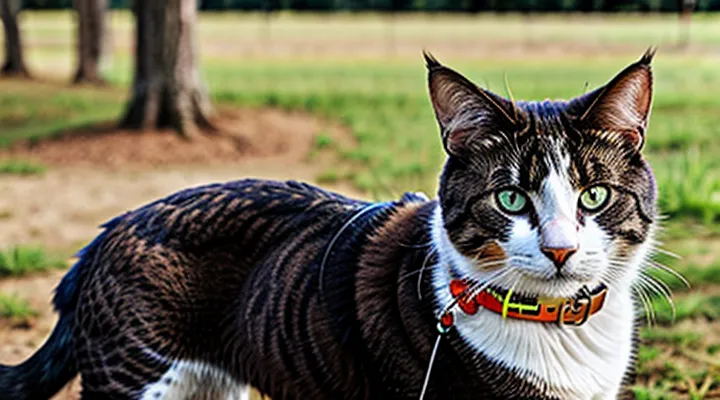 How does a tick collar work for cats?