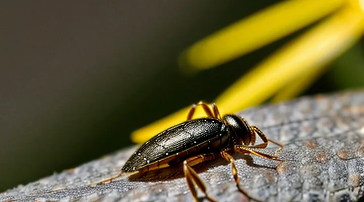 How does a tick embed itself into human skin?