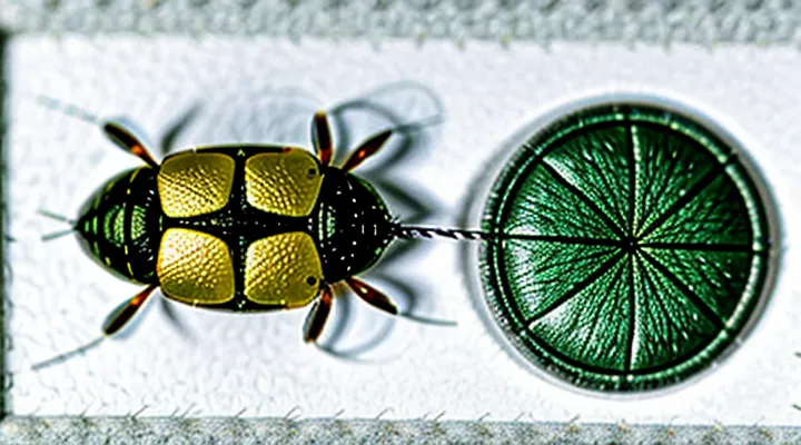 How does a tick look under a microscope?