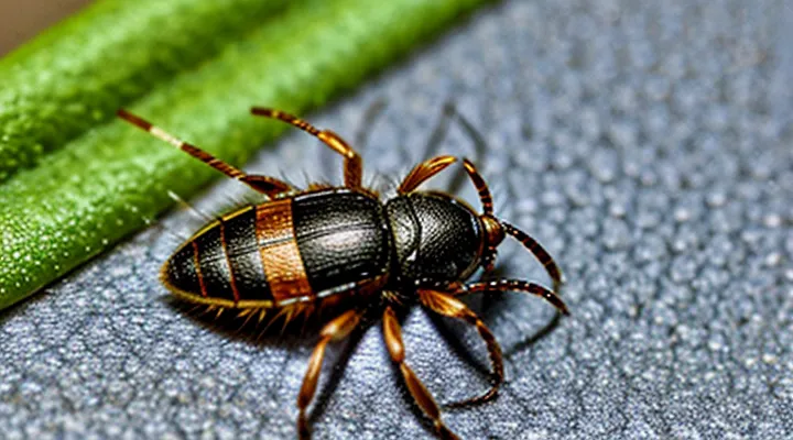 How does a tick that has just attached look?