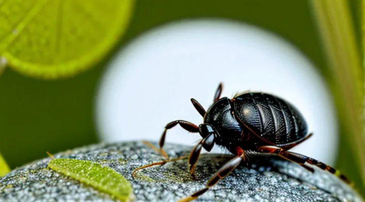 How does a tick with encephalitis look?