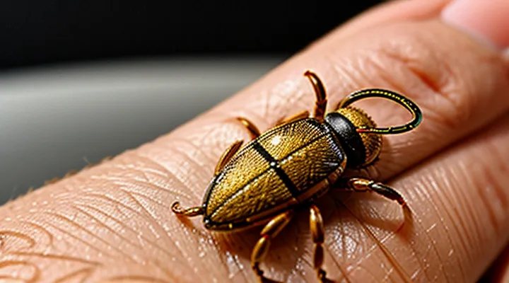 How does an attached tick look?