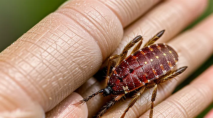 How does an Ixodes tick look?