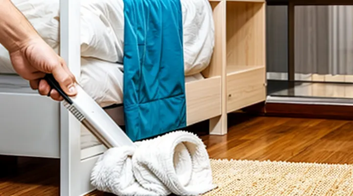 How does the process of treating an apartment for bedbugs work?