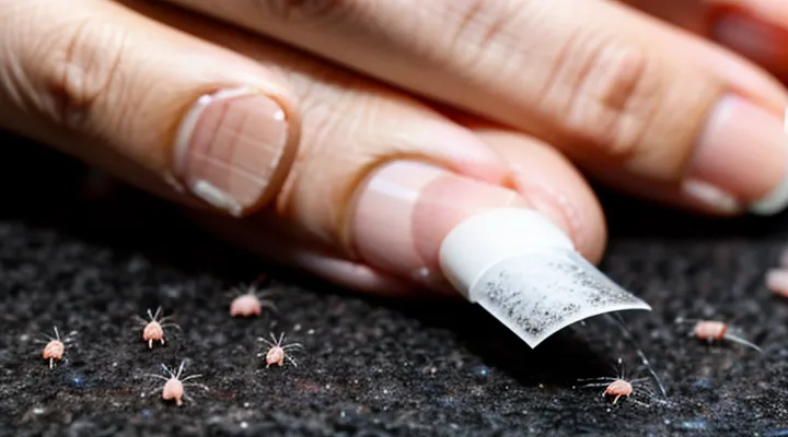 How does the scabies mite manifest?
