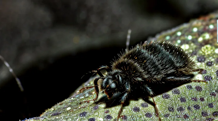 How does the scabies mite reproduce?