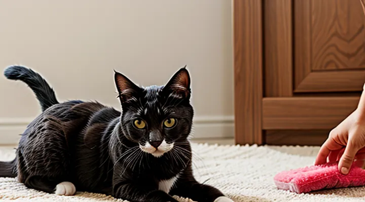 How frequently can flea spot‑on treatments be applied to cats?