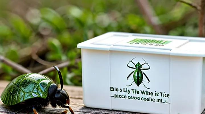 How is a Lyme tick treated after a bite?