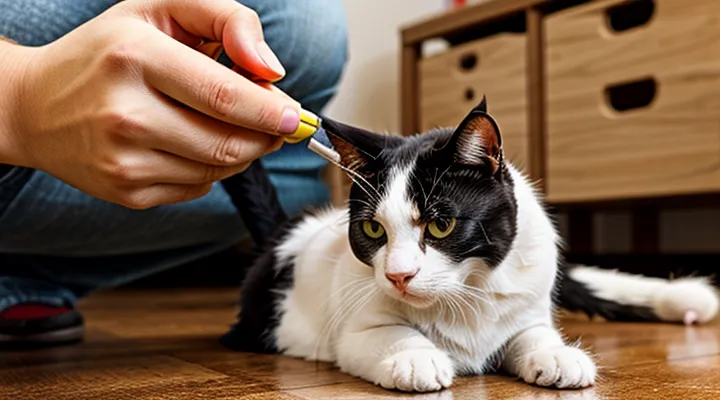 How long after applying drops do fleas die on a cat?