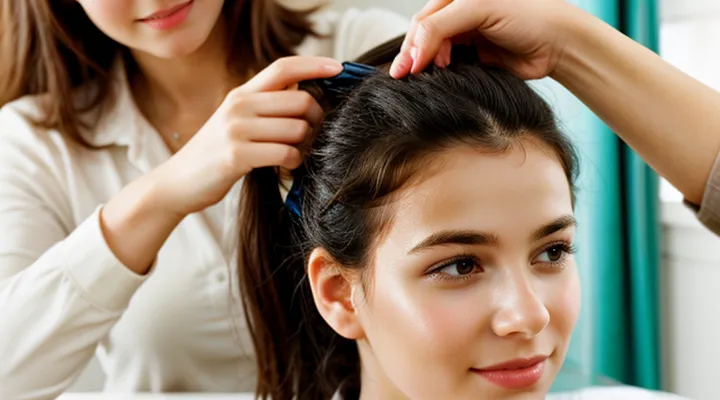 How long after contact do lice appear?