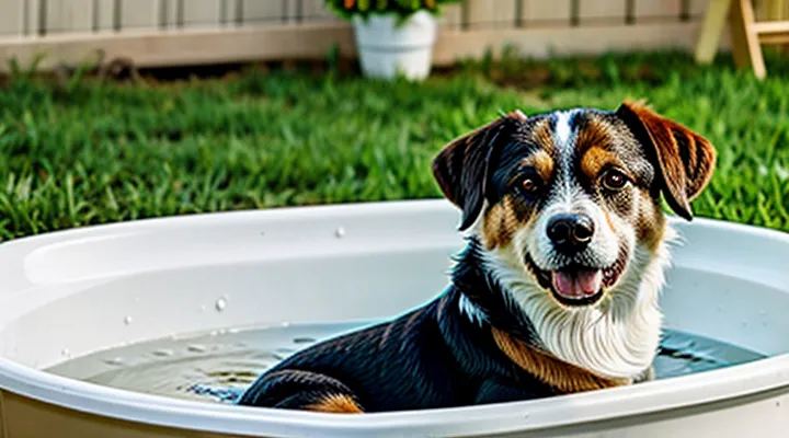 How long after flea treatment can a dog be washed?