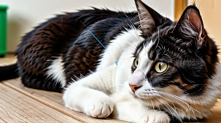 How long does it take for flea drops applied to a cat's neck to start working?