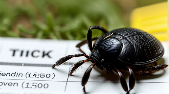 How long is a tick tested for encephalitis?