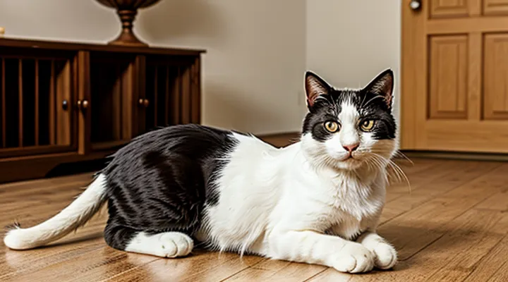 How long should a flea collar be worn on a cat at home?